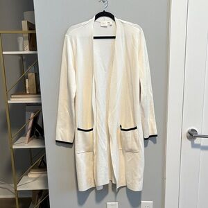 Cyrus Cream Knit with Black Trim